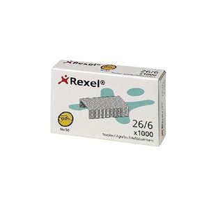 Rexel No56 Staples Metal 6Mm Pk1000