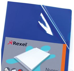 Rexel Nyrex Cut Flsh Fldr A4 Ast P25
