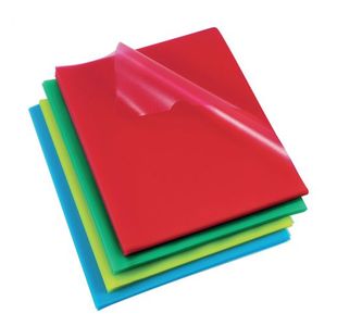 Rexel Cut Flush Folders A4 Ast Pk100