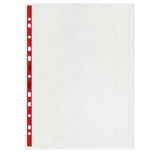 Rexel Quality A4 Pocket Red Sp Pk25