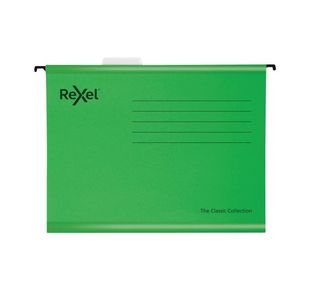 Rexel Grn Foolscap Susp Files Pk25