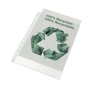 Rexel 100% Recycled A4 Pocket Pk100