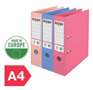 Rexel Laf Solea Pp 75Mm A4 Ast Pk3