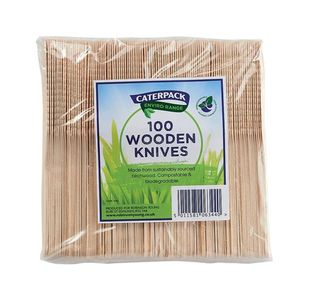 Caterpack Env Wooden Knives P100