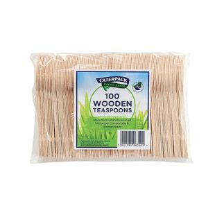 Caterpack Env Wooden Teaspoons Pk100