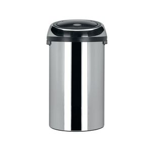 Chrome 50L Touch Top Bin 311734