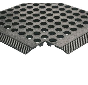 Black Rubber Worksafe Mat 312475