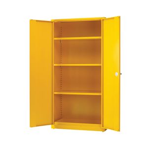 Hazardous Stor Cab 72X36X18In Ylw