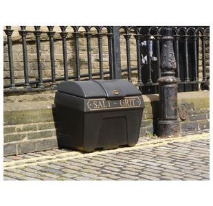 Victoriana Salt Bin Blk/Gld 200L