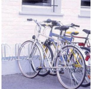 Cycle Rack 4 Bikes Aluminium 320079