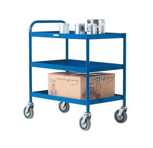 3 Shelf General Trolley Blue 331493