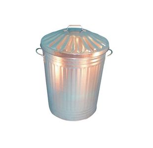 90L Galvanised Dustbin/Lid 344197