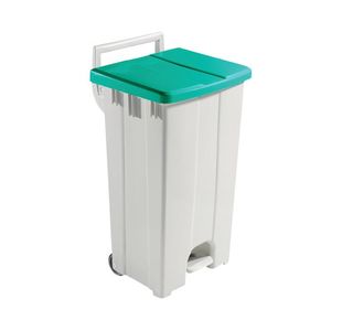 90L Mob Pedal Bin Lid Green 357005