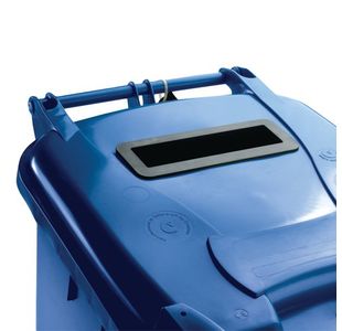 240L Locked Blue Wheelie Bin 377892