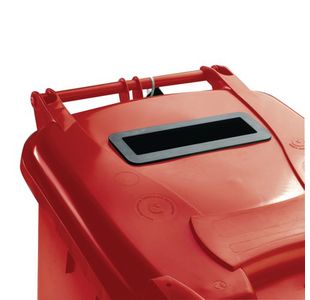 240L Locked Red Wheelie Bin 377909