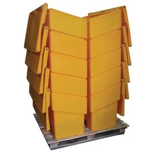 Stackable Grit Bin Yellow 285L