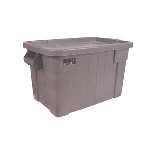 Brute Tote Box/Lid 75L Grey 382216