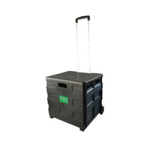 Vfm Containr Trolly/Lid Fold Blk/Gry