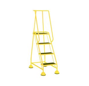 Yellow 4 Tread Step Ladder 385141