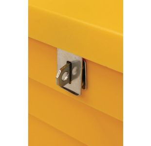 Mini Salt Bin + Locking Lid Ylw 50L