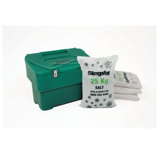Salt Bin + Optional Locking Grn 115L