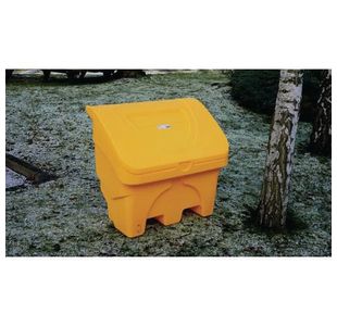 Salt Bin Ylw 130L + White Salt