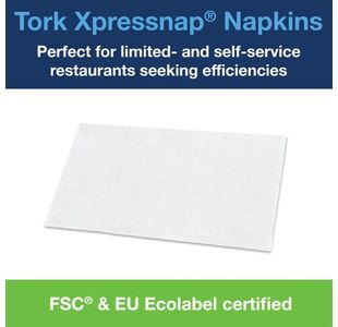 Xpressnap 1-Ply Napkins White Pk1125