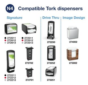 Xpressnap 1-Ply Napkins White Pk1125