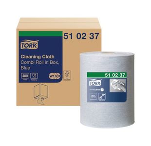 Tork Cloth Combi Roll Blu 152M