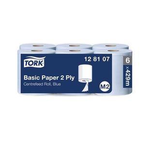 Tork Basic Paper Cntrfd 2 Ply Bl Pk6