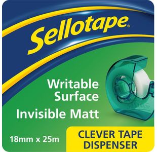 Sellotape Clv Tape Disp+ 18Mmx25M P6