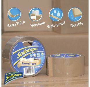 Sellotape Parcl Tape 48Mmx50M Brn P3