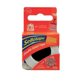 Sellotape Dbl Sided 15Mm Tape Pk12