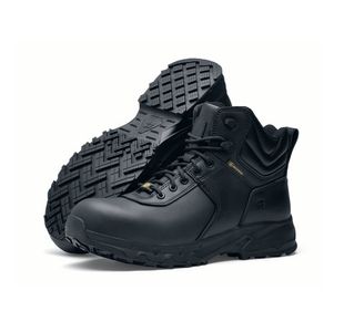 Guard Unisex Mid Lthr Boot Blk 6.5