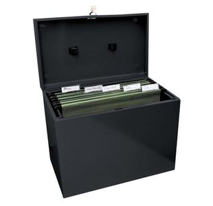 Cathedral A4 File Box Black A4Bk