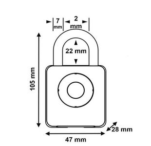 Master Lock Indoor Bluetooth Padlock