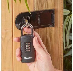 Master Lock Comb Padl + Override Key