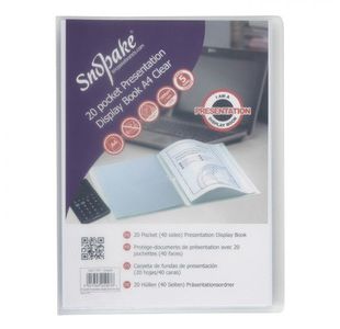Snopake Superline Pres Bk A4 20Pkt