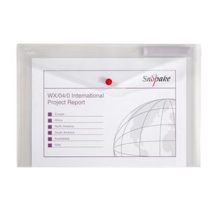 Snopake Polyfile F/C Clear Pk5