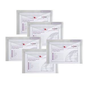 Snopake Polyfile F/C Clear Pk5