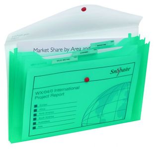 Snopake Plyfle Tri Electr A4 Ass Pk5