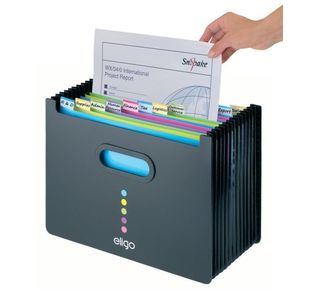 Snopake Eligo Dsk Exp 13Pt L/Scpe Bk