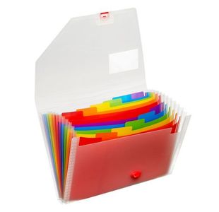 Snopake Rainbow Expand Organiser A4