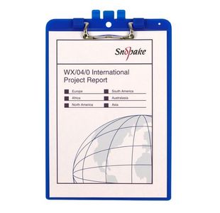 Snopake Clpb With Pen Hldr A4 Blue