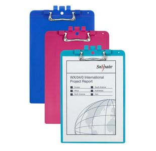 Snopake Clpb With Pen Hldr A4 Blue