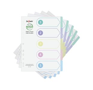 Reborn Index Dividers 5-Part Pk5