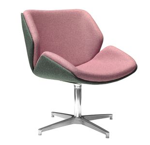 Skara Two Tone Low Back Swivel Chair