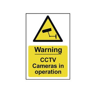 Spectrum Warning Cctv Camera Sign