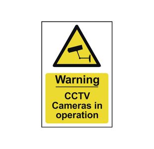 Spectrum Warning Cctv Camera Sign