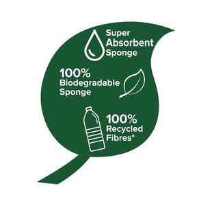 Spontex Unwrapped Sponge Scourer P66